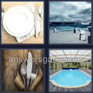 4 Images 1 Mot 7 lettres COUVERT