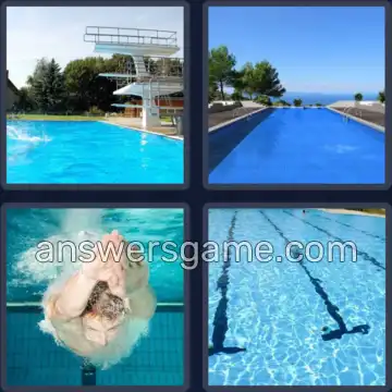 4 Images 1 Mot 7 lettres PISCINE