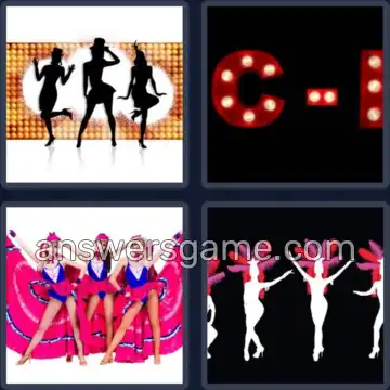 4 Images 1 Mot 7 lettres CABARET