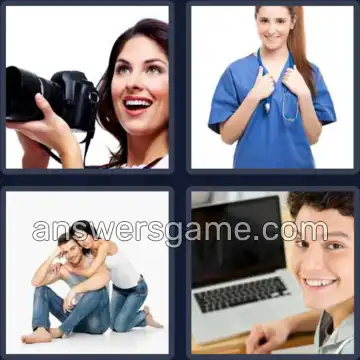 4 Images 1 Mot 7 lettres HEUREUX