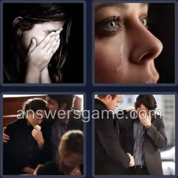 4 Images 1 Mot 7 lettres CHAGRIN