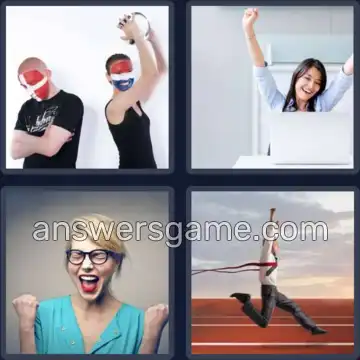 4 Images 1 Mot 7 lettres GAGNANT