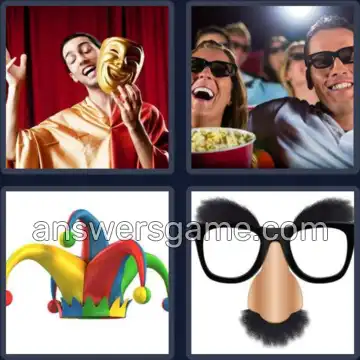 4 Images 1 Mot 7 lettres COMEDIE