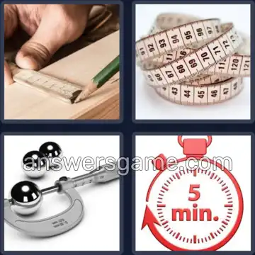 4 Images 1 Mot 7 lettres MESURES