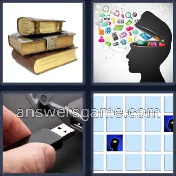 4 Images 1 Mot 7 lettres MEMOIRE