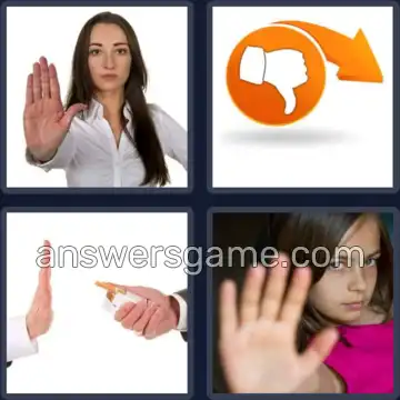 4 Images 1 Mot 7 lettres REFUSER