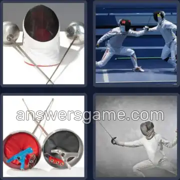 4 Images 1 Mot 7 lettres ESCRIME