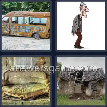 4 Images 1 Mot 7 lettres DELABRE