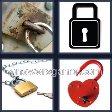 4 Images 1 Mot 7 lettres CADENAS
