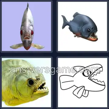 4 Images 1 Mot 7 lettres PIRANHA
