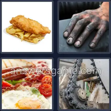 4 Images 1 Mot 7 lettres GRAISSE