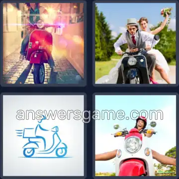 4 Images 1 Mot 7 lettres SCOOTER