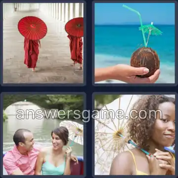 4 Images 1 Mot 7 lettres PARASOL