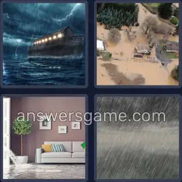 4 Images 1 Mot 7 lettres INONDER