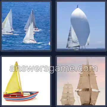 4 Images 1 Mot 7 lettres VOILIER