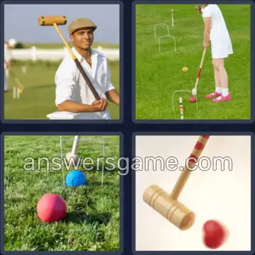 4 Images 1 Mot 7 lettres CROQUET