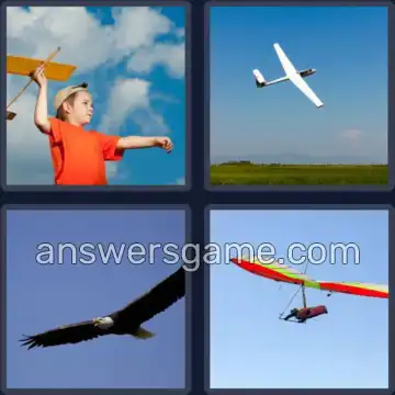 4 Images 1 Mot 7 lettres PLANEUR