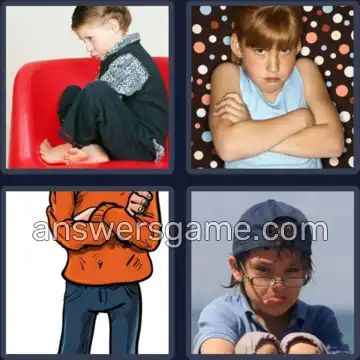 4 Images 1 Mot 7 lettres BOUDEUR