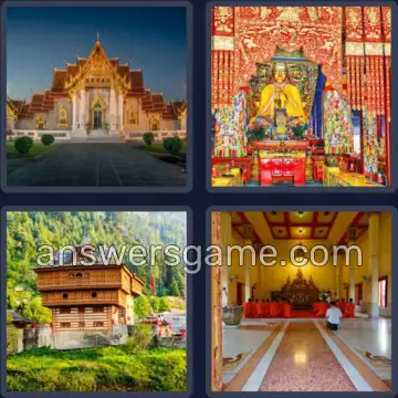 4 Images 1 Mot 7 lettres TEMPLES
