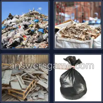 4 Images 1 Mot 7 lettres ORDURES