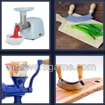 4 Images 1 Mot 7 lettres HACHOIR