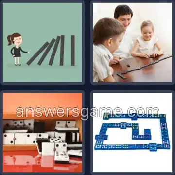 4 Images 1 Mot 7 lettres DOMINOS