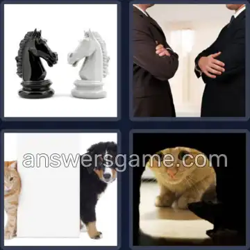 4 Images 1 Mot 7 lettres ENNEMIS