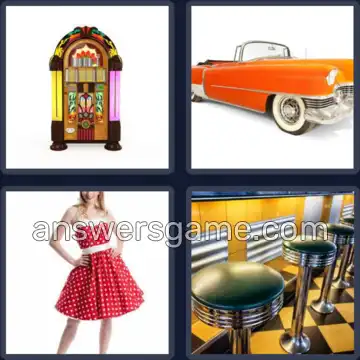 4 Images 1 Mot 7 lettres FIFTIES