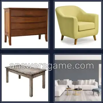 4 Images 1 Mot 7 lettres MEUBLES