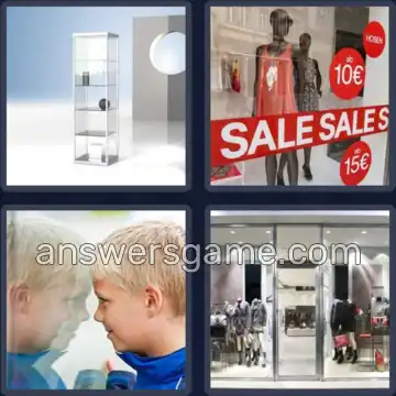 4 Images 1 Mot 7 lettres VITRINE