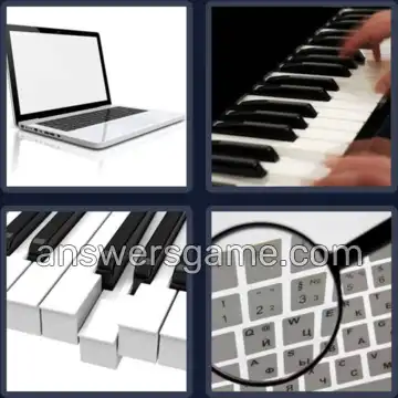 4 Images 1 Mot 7 lettres CLAVIER