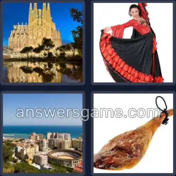 4 Images 1 Mot 7 lettres ESPAGNE