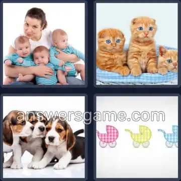 4 Images 1 Mot 7 lettres TRIPLES