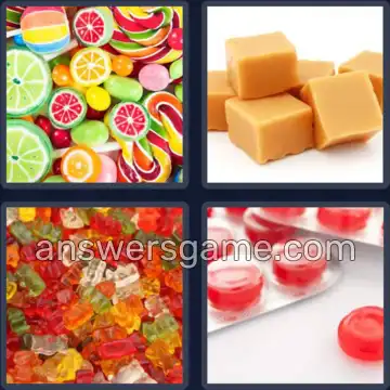 4 Images 1 Mot 7 lettres BONBONS