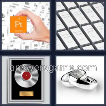4 Images 1 Mot 7 lettres PLATINE