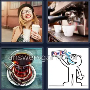 4 Images 1 Mot 7 lettres CAFEINE