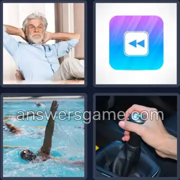 4 Images 1 Mot 7 lettres ARRIERE