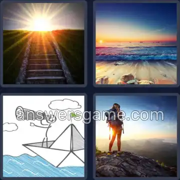 4 Images 1 Mot 7 lettres HORIZON