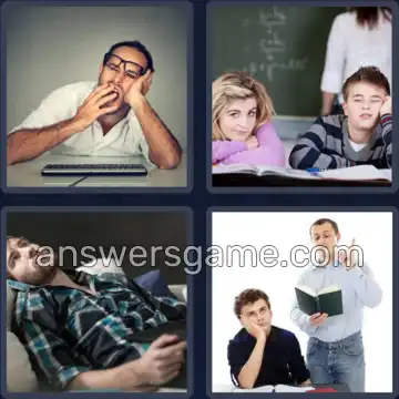 4 Images 1 Mot 7 lettres ENNUYER