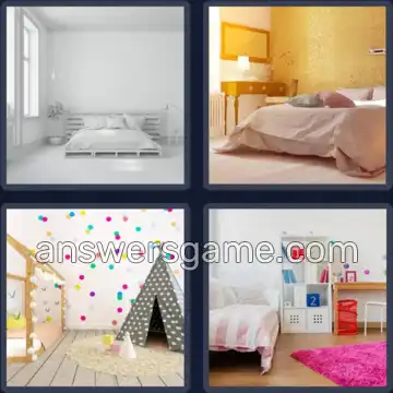 4 Images 1 Mot 7 lettres CHAMBRE