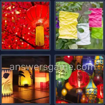 4 Images 1 Mot 7 lettres LAMPION