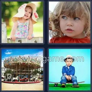 4 Images 1 Mot 7 lettres ENFANTS