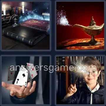 4 Images 1 Mot 7 lettres MAGIQUE