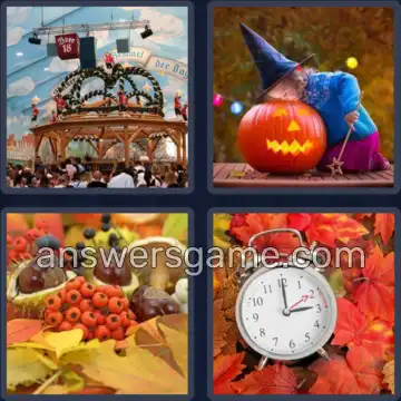 4 Images 1 Mot 7 lettres OCTOBRE