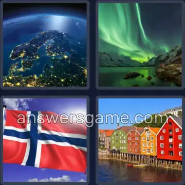 4 Images 1 Mot 7 lettres NORVEGE