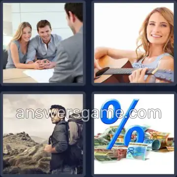 4 Images 1 Mot 7 lettres INTERET