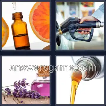 4 Images 1 Mot 7 lettres ESSENCE