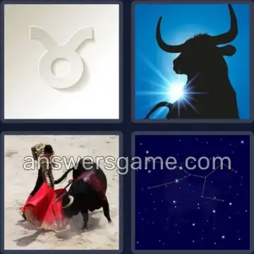 4 Images 1 Mot 7 lettres TAUREAU