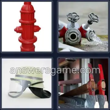 4 Images 1 Mot 7 lettres POMPIER