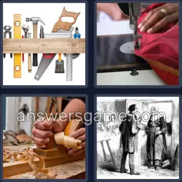 4 Images 1 Mot 7 lettres ATELIER